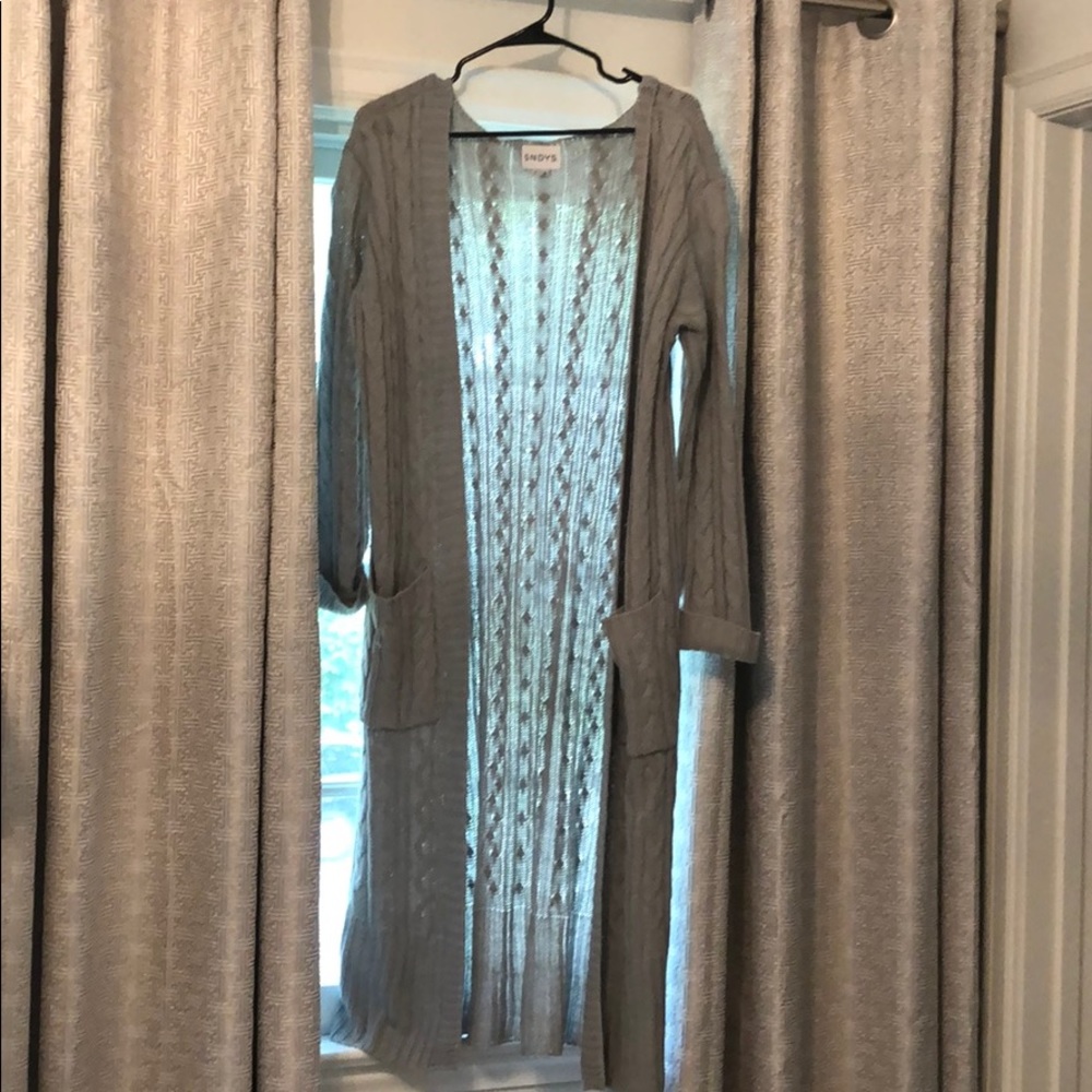 Long sweater grey super cute S M